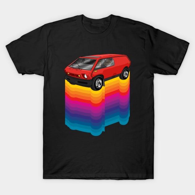 Brubaker Box Minivan T-Shirt by Guyvit